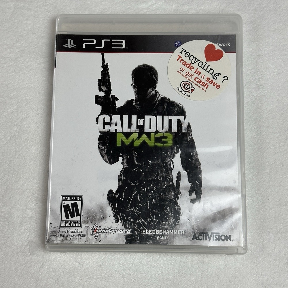 Call‎ of Duty: Modern Warfare 3 Sony PlayStation 3, 2011 Complete in Box